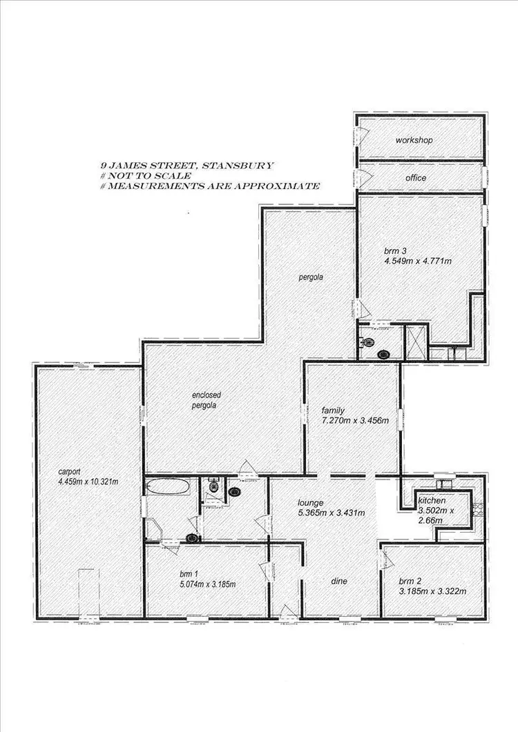 Floorplan of Homely house listing, 9 James Street, Stansbury SA 5582