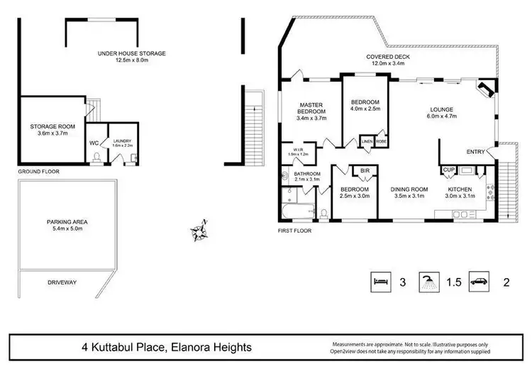 Floorplan of Homely house listing, 4 Kuttabul Place, Elanora Heights NSW 2101