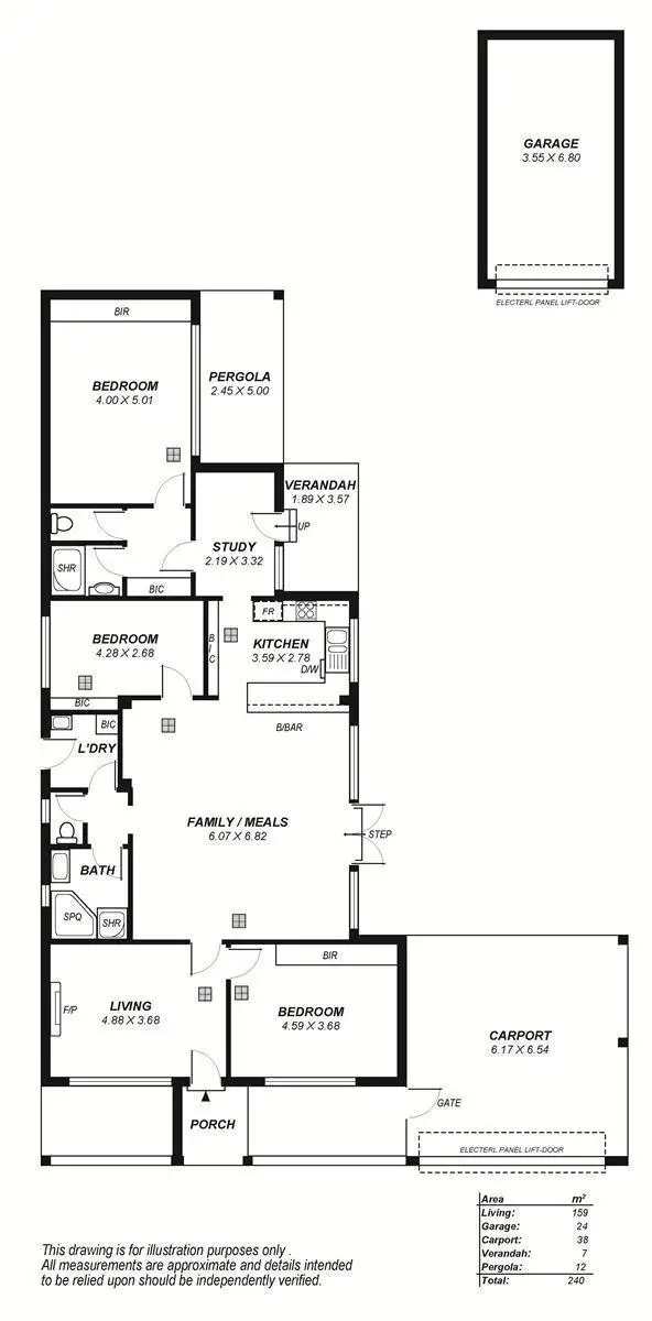 Floorplan of Homely house listing, 4 Wilgena Avenue, Myrtle Bank SA 5064
