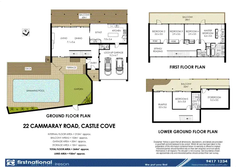 Floorplan of Homely house listing, 22 Cammaray Road, Castle Cove NSW 2069