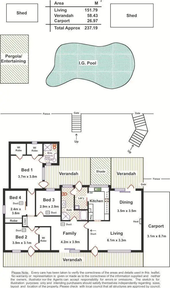 Floorplan of Homely house listing, 122 Haines Road, Banksia Park SA 5091