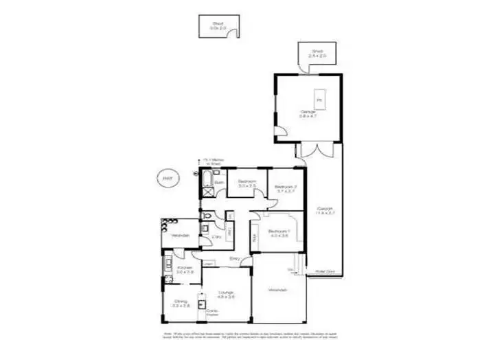 Floorplan of Homely house listing, 456 Grand Junction Road, Clearview SA 5085