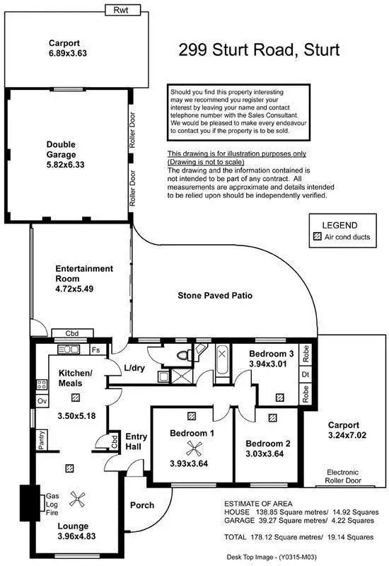 Floorplan of Homely house listing, 299 Sturt Road, Sturt SA 5047