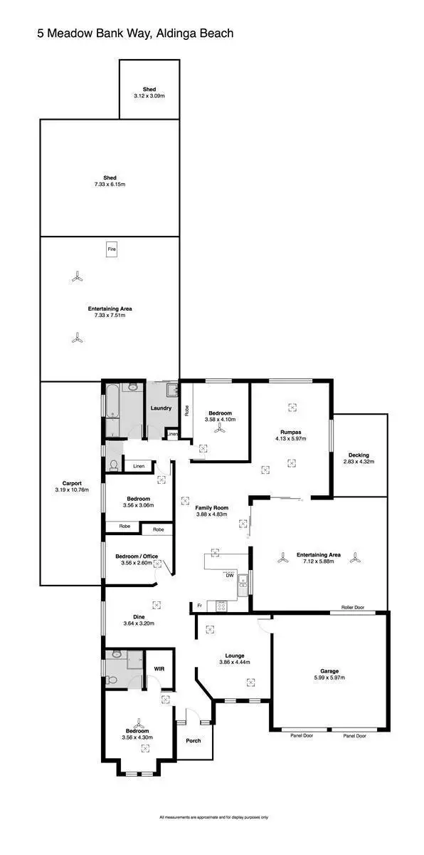 Floorplan of Homely house listing, 5 Meadow Bank Way, Aldinga Beach SA 5173