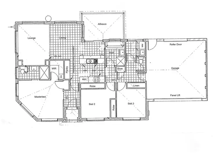 Floorplan of Homely house listing, 1 Gaby Terrace, Wodonga VIC 3690
