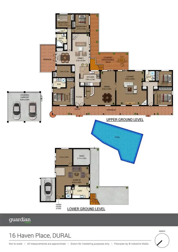 Floorplan of Homely house listing, 16 Haven Place, Dural NSW 2158
