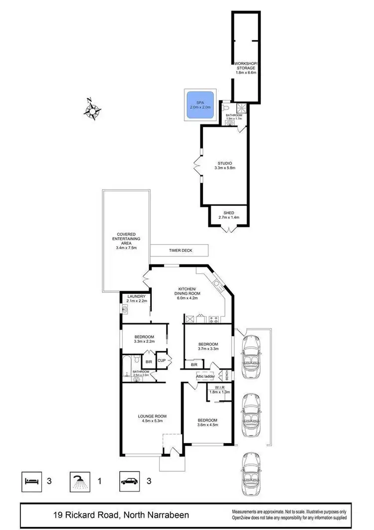 Floorplan of Homely house listing, 19 Rickard Road, North Narrabeen NSW 2101