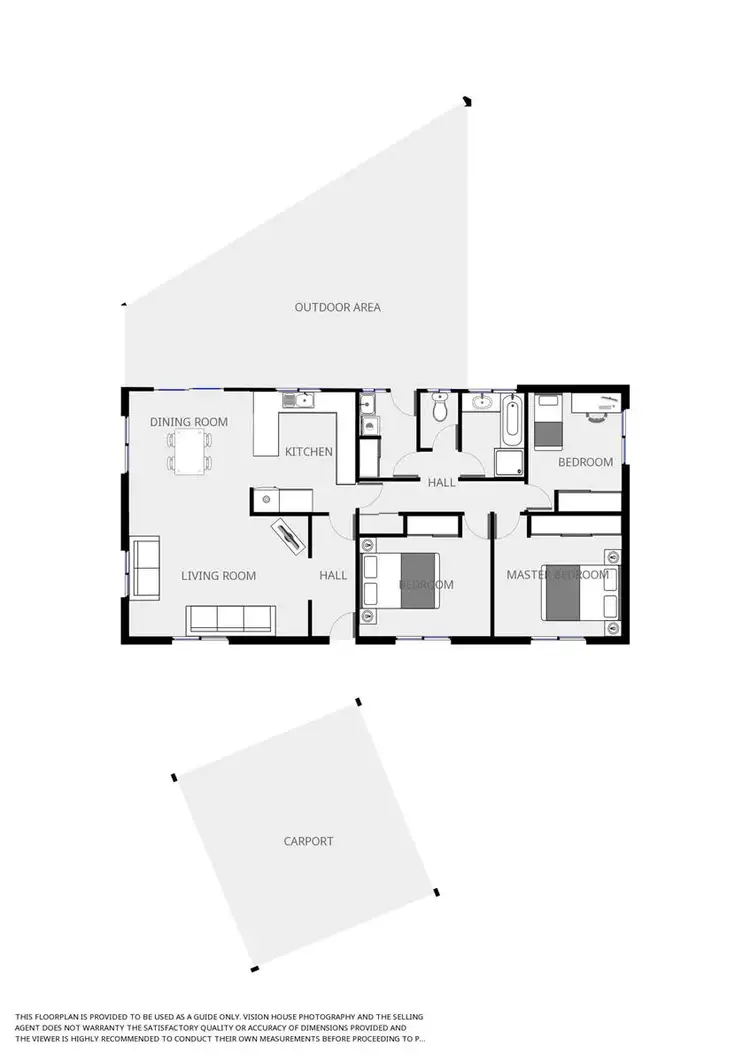 Floorplan of Homely house listing, 300 Eighth Street, Mildura VIC 3500