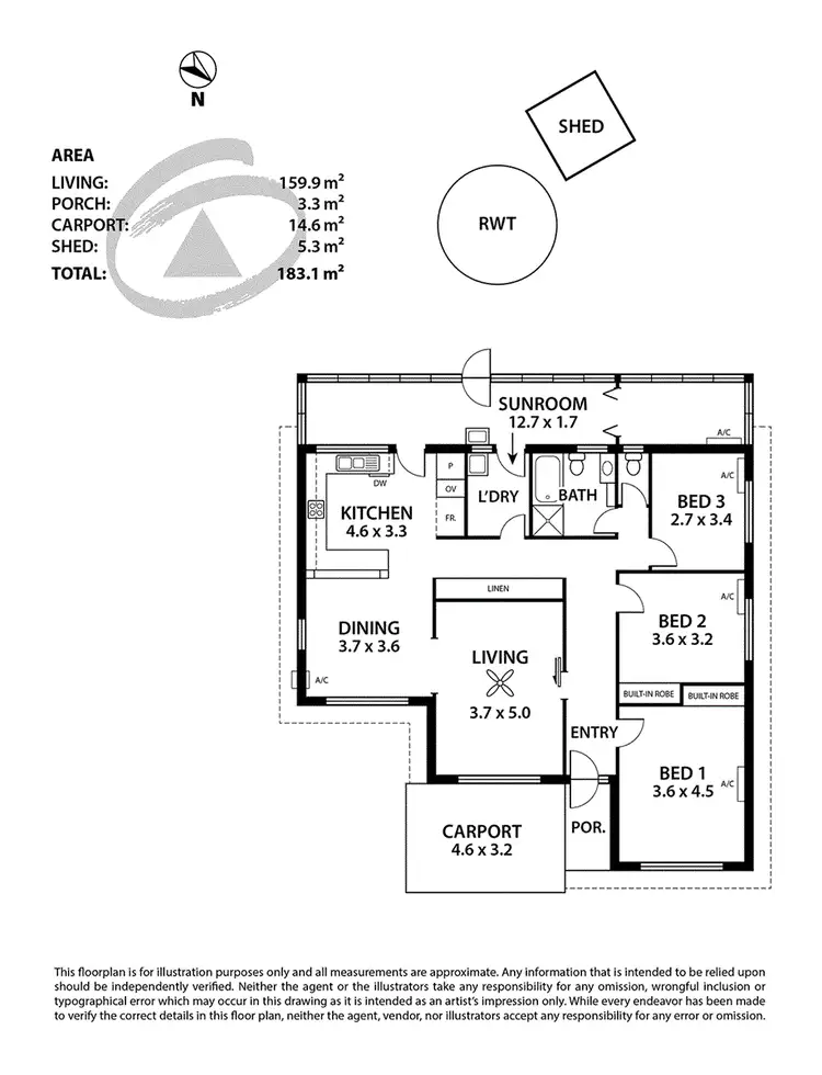 Floorplan of Homely house listing, 6A Burns Street, Nairne SA 5252
