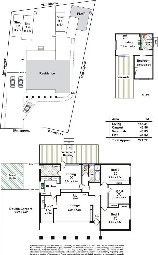Floorplan of Homely house listing, 6 Allen Drive, Para Hills SA 5096
