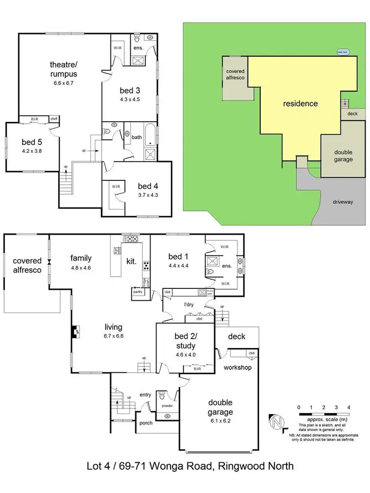 Floorplan of Homely house listing, Lot 4/ 69-71 Wonga Road, Ringwood North VIC 3134