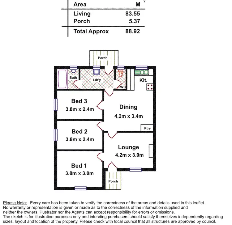 Floorplan of Homely house listing, 29 & 31 Loftis Road, Elizabeth Downs SA 5113