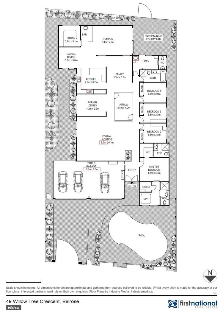 Floorplan of Homely house listing, 49 Willow Tree Crescent, Belrose NSW 2085
