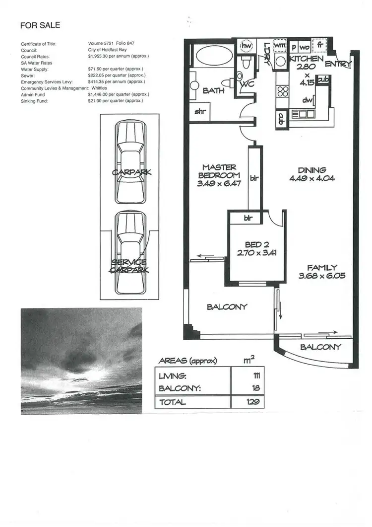 Floorplan of Homely unit listing, 29/7 Holdfast Promenade, Glenelg SA 5045