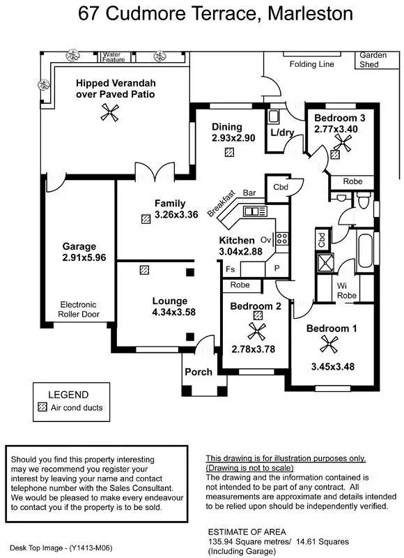Floorplan of Homely house listing, 67 Cudmore Terrace, Marleston SA 5033