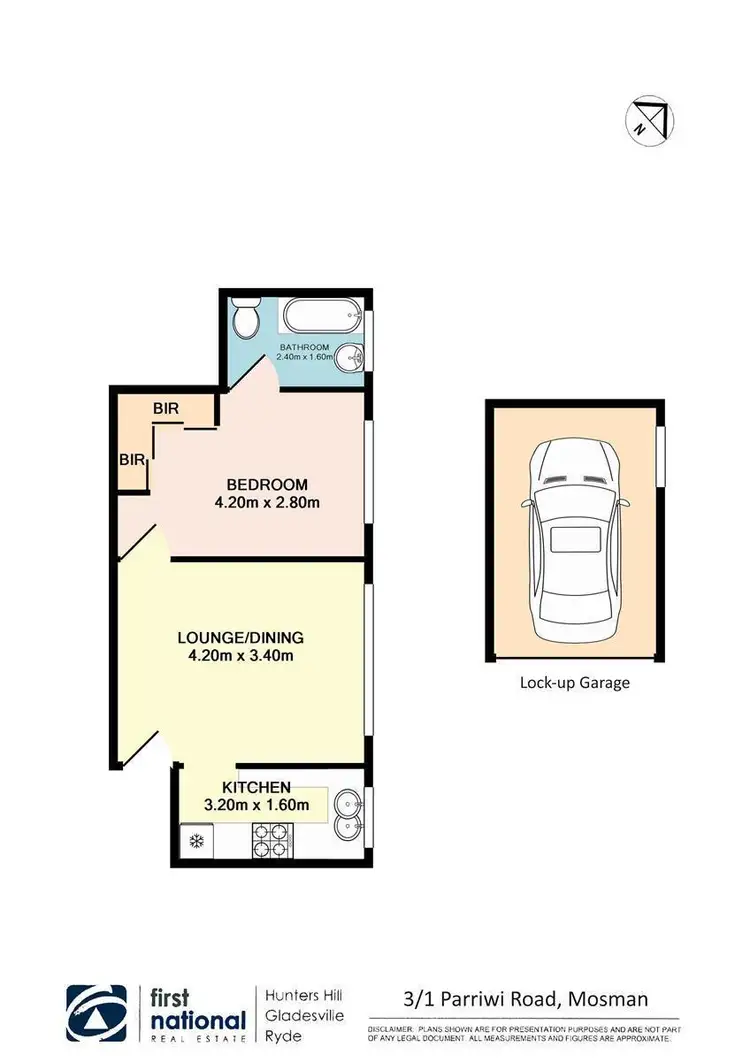 Floorplan of Homely apartment listing, 3/1 Parriwi Road, Mosman NSW 2088
