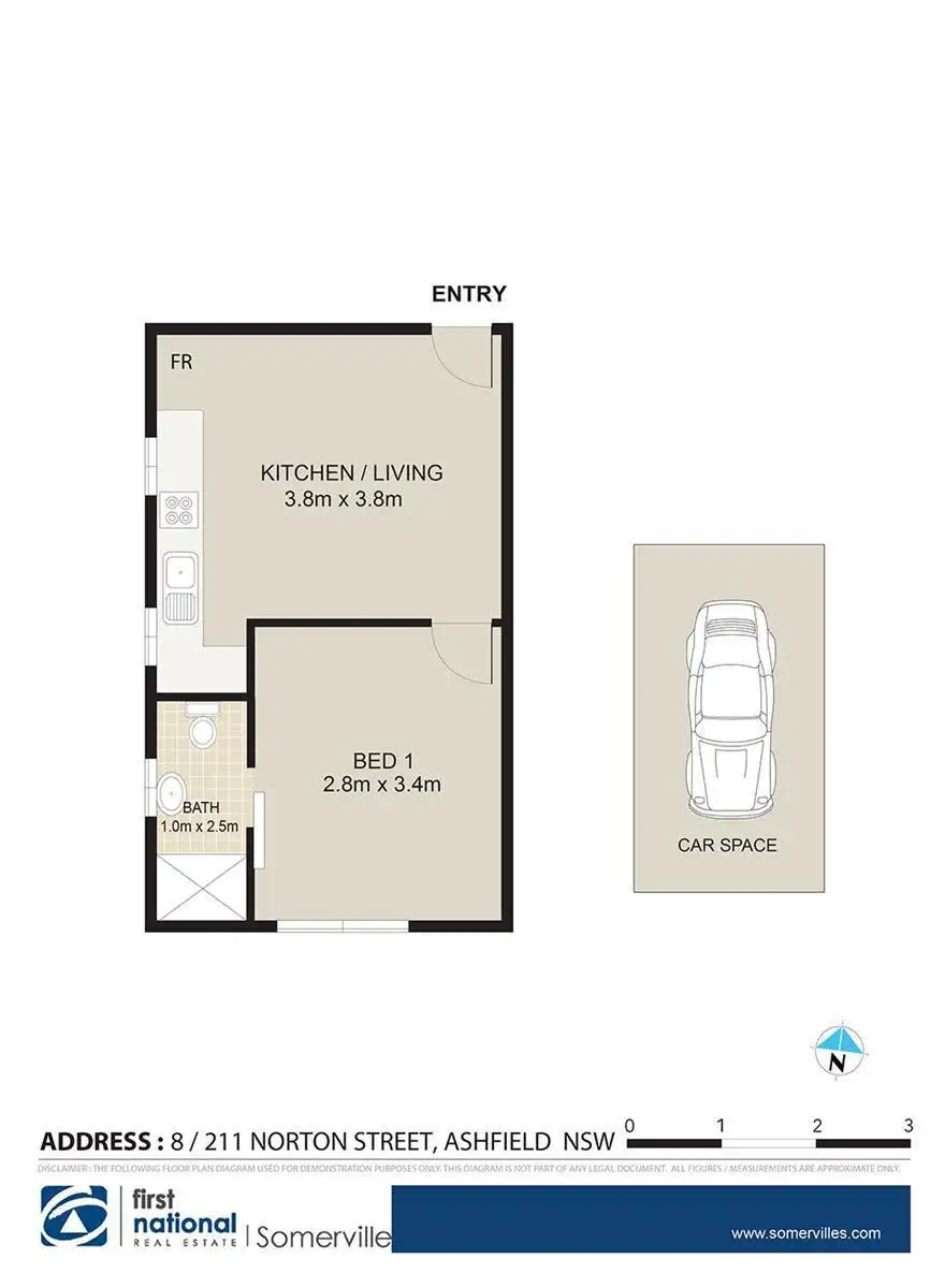 Floorplan of Homely apartment listing, 8/211 Norton Street, Ashfield NSW 2131