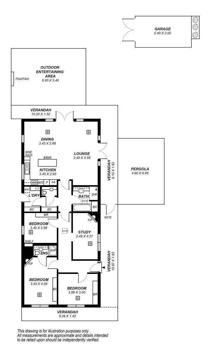Floorplan of Homely house listing, 8 Pembroke Place, Colonel Light Gardens SA 5041