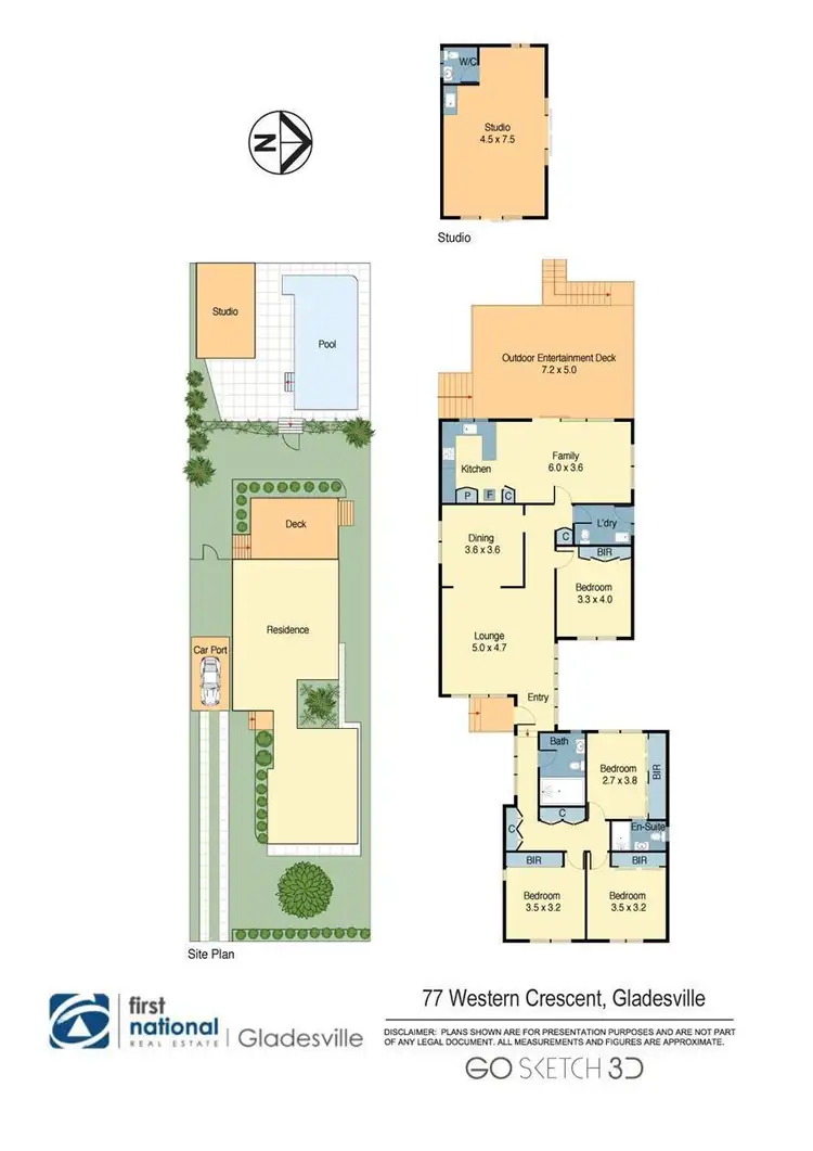 Floorplan of Homely house listing, 77 Western Crescent, Gladesville NSW 2111