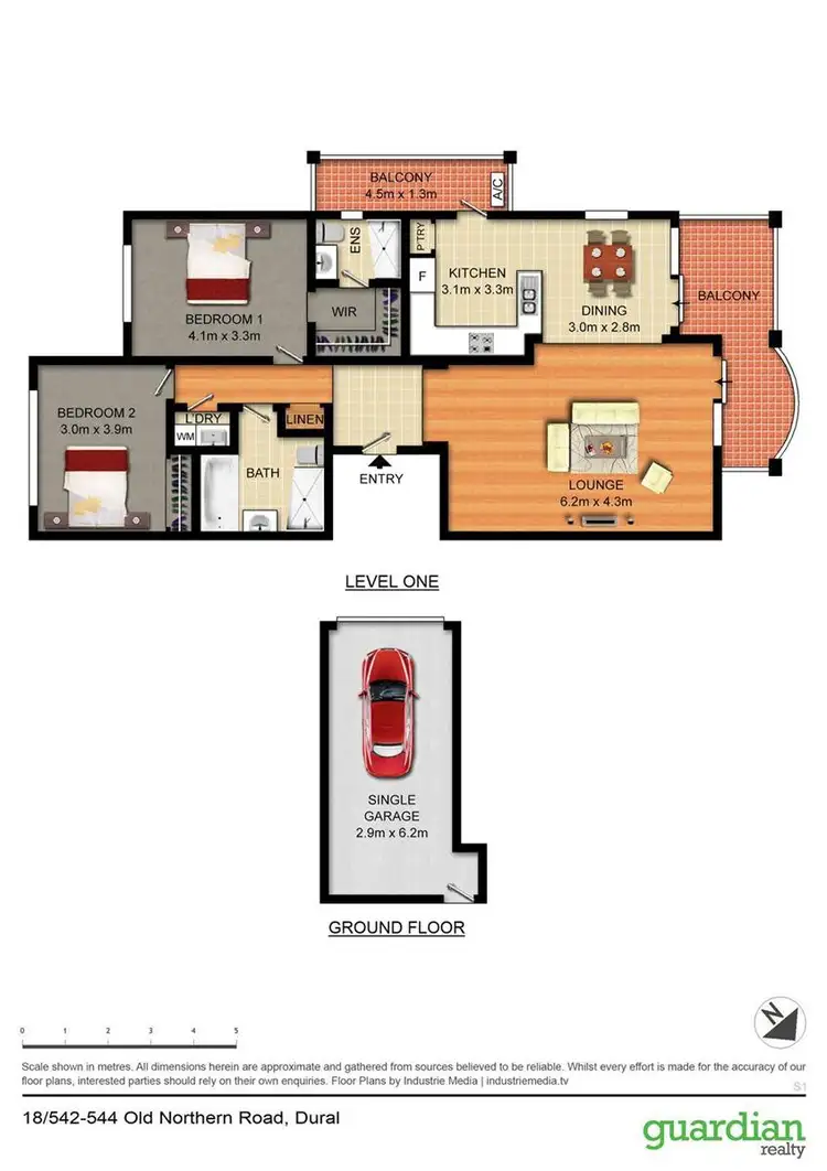 Floorplan of Homely apartment listing, 18/542-544 Old Northern Road, Dural NSW 2158