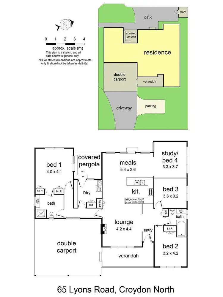 Floorplan of Homely house listing, 65 Lyons Road, Croydon North VIC 3136