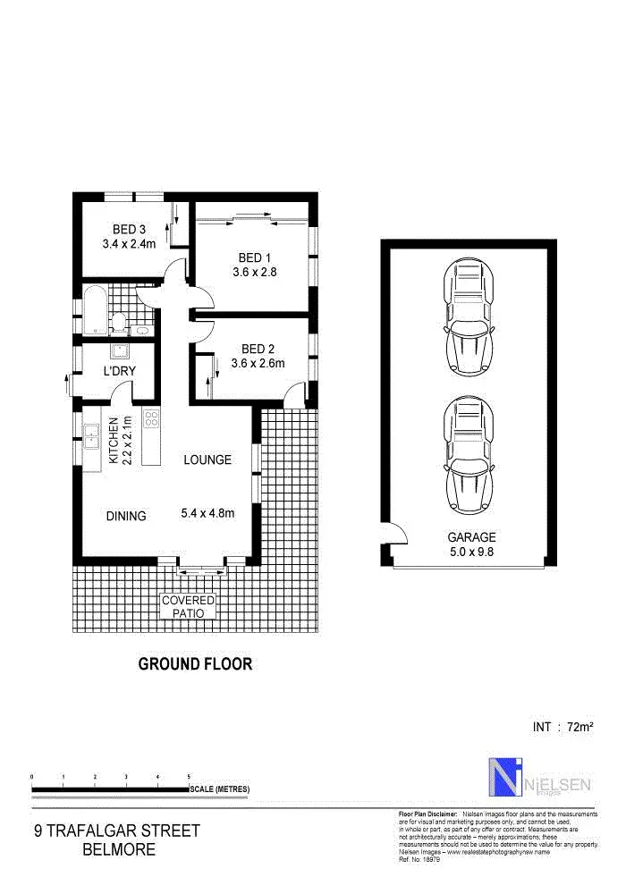 Floorplan of Homely house listing, 9 Trafalgar Street, Belmore NSW 2192