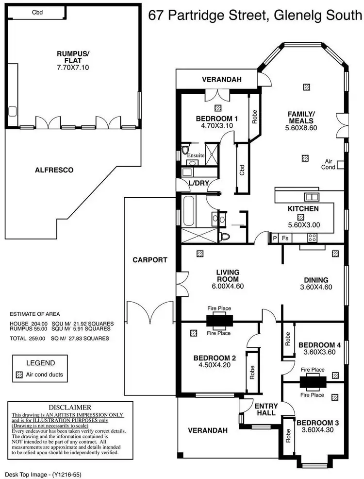 Floorplan of Homely house listing, 67 Partridge Street, Glenelg South SA 5045