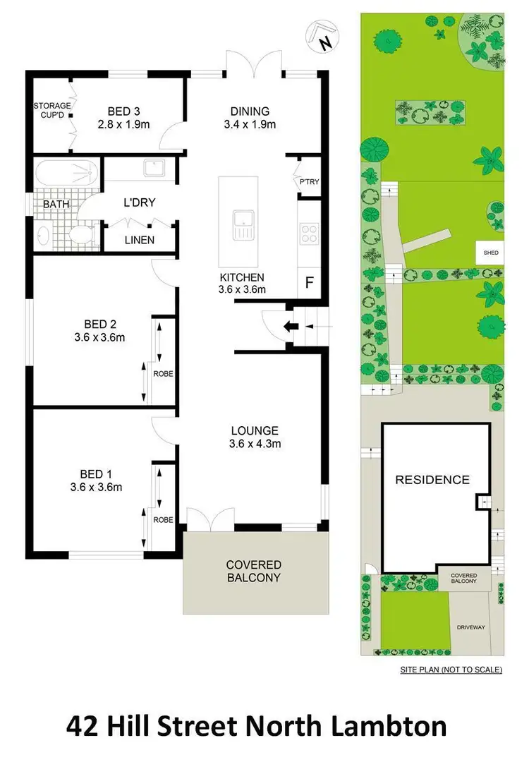 Floorplan of Homely house listing, 42 Hill Street, North Lambton NSW 2299