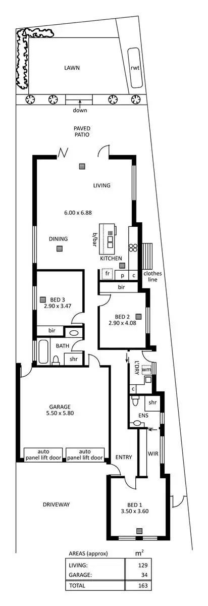 Floorplan of Homely house listing, 27b James Street, Campbelltown SA 5074