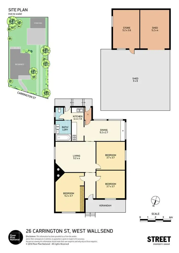 Floorplan of Homely house listing, 26 Carrington Street, West Wallsend NSW 2286