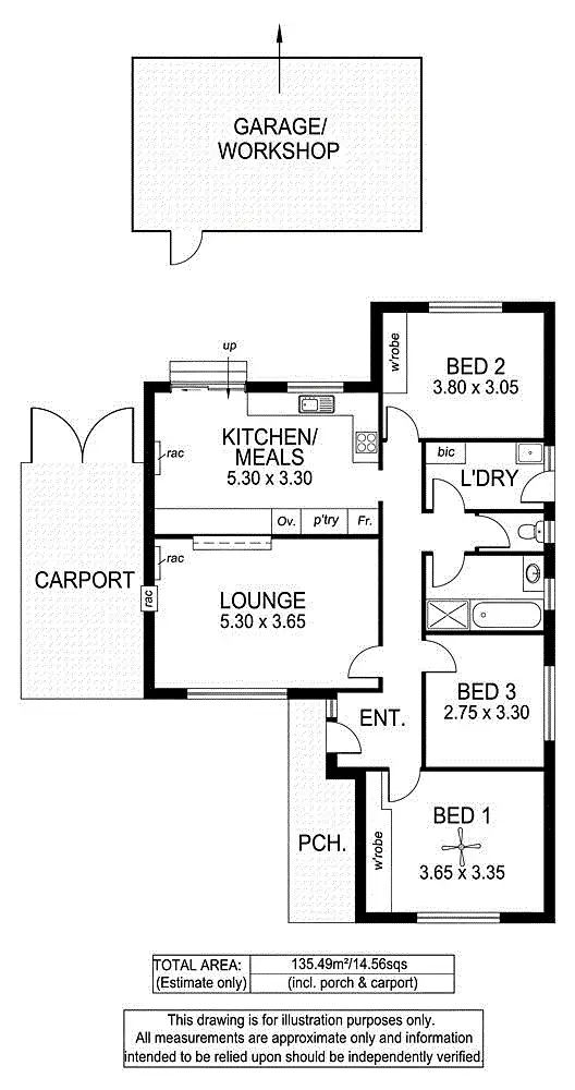 Floorplan of Homely house listing, 7 Nungamoora Street, Hallett Cove SA 5158