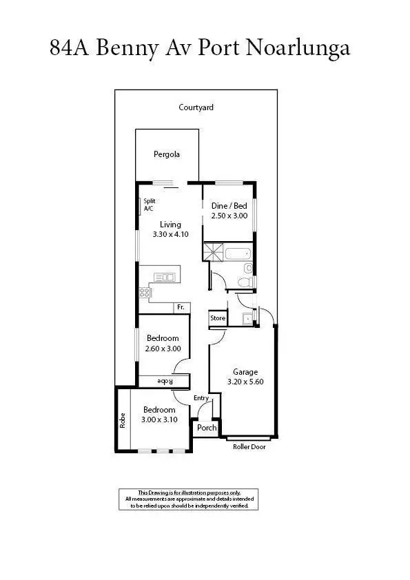 Floorplan of Homely house listing, 84a Benny Avenue, Port Noarlunga SA 5167