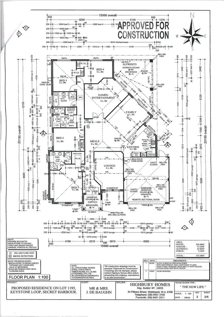 Floorplan of Homely house listing, 57 Keystone Loop, Secret Harbour WA 6173