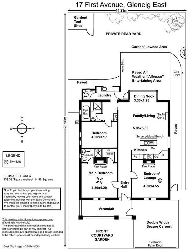 Floorplan of Homely house listing, 17 First Avenue, Glenelg East SA 5045