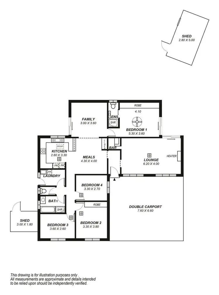Floorplan of Homely house listing, 13 Wild Avenue, Reynella East SA 5161