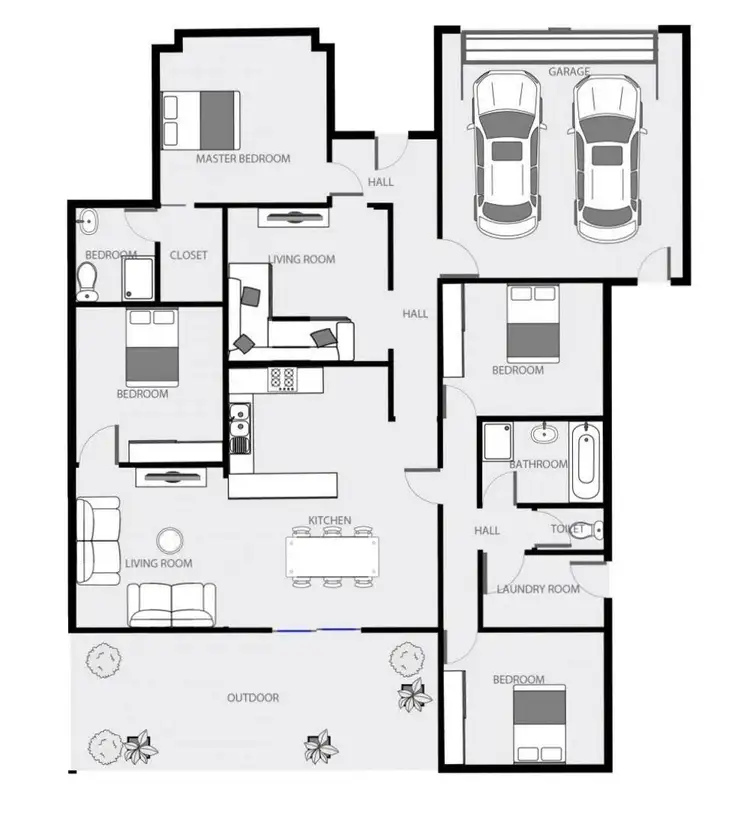 Floorplan of Homely house listing, 1/15 Philippa Crescent, Mildura VIC 3500
