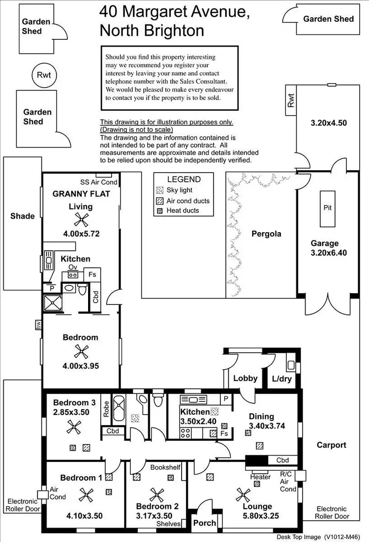 Floorplan of Homely house listing, 40 Margaret Avenue, North Brighton SA 5048