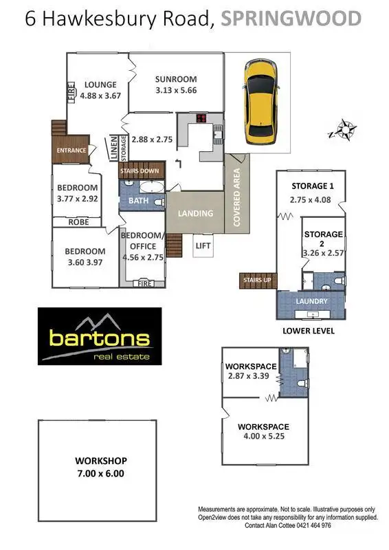 Floorplan of Homely house listing, 6 Hawkesbury Road, Springwood NSW 2777