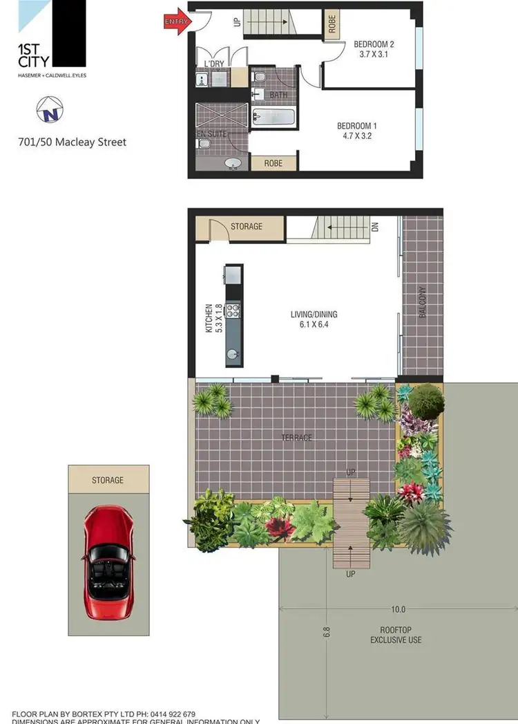 Floorplan of Homely apartment listing, 701/50 Macleay Street, Elizabeth Bay NSW 2011