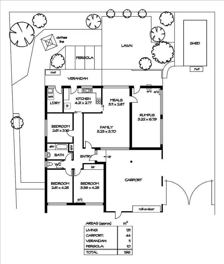 Floorplan of Homely house listing, 4 Wahroonga Avenue, Valley View SA 5093