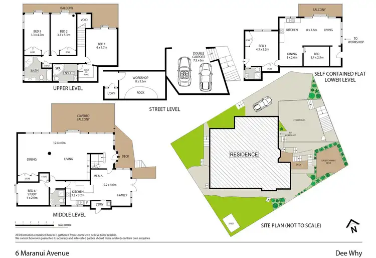 Floorplan of Homely house listing, 6 Maranui Avenue, Dee Why NSW 2099