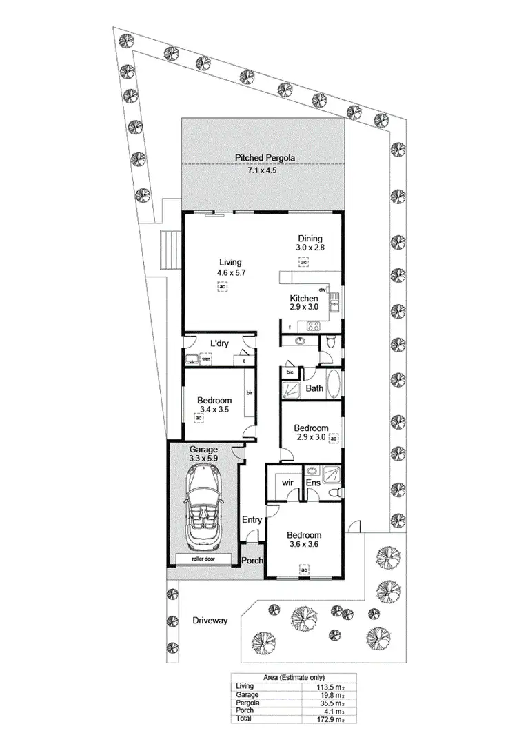 Floorplan of Homely house listing, 6 Maitland Street, Dover Gardens SA 5048