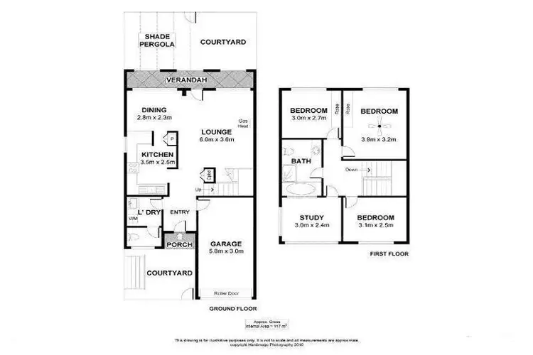 Floorplan of Homely townhouse listing, 6/10 Varram Way, West Lakes Shore SA 5020