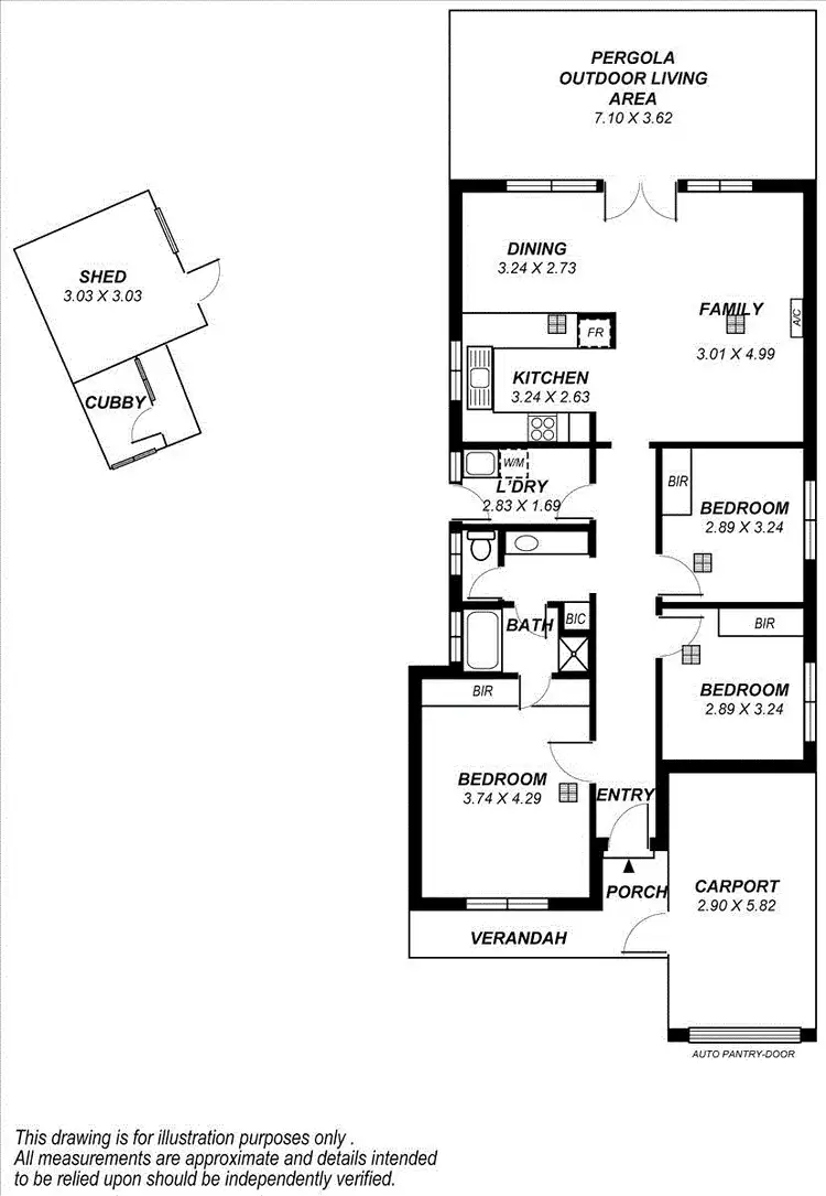 Floorplan of Homely house listing, 17 Bluebush Court, Craigmore SA 5114