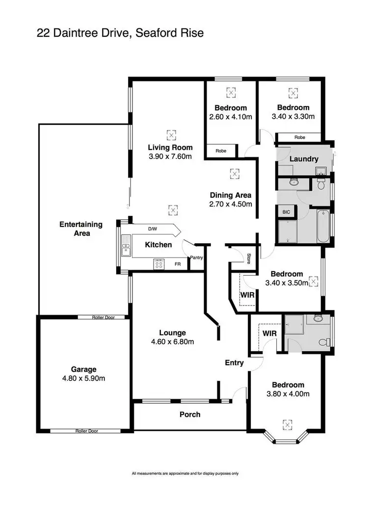 Floorplan of Homely house listing, 22 Daintree Drive, Seaford Rise SA 5169