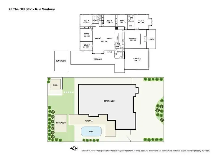 Floorplan of Homely house listing, 75 The Old Stock R Run, Sunbury VIC 3429