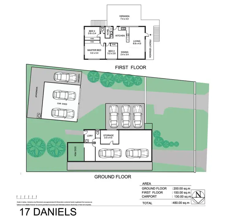 Floorplan of Homely house listing, 17 Daniels Street, Vincent QLD 4814