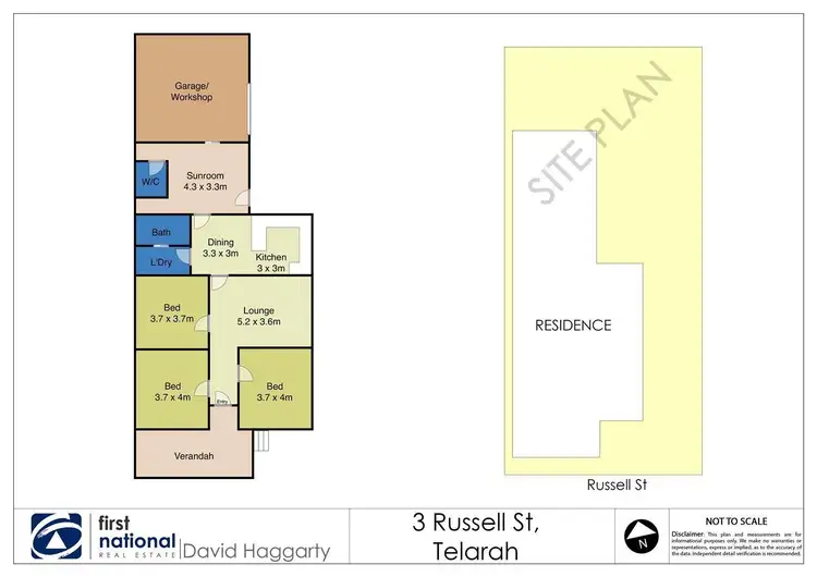 Floorplan of Homely house listing, 3 Russell Street, Telarah NSW 2320