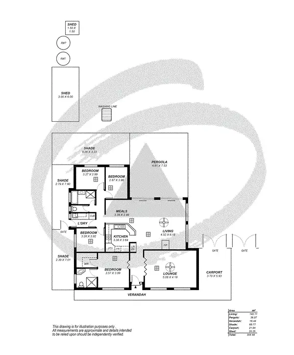 Floorplan of Homely house listing, 97 North Road, Nairne SA 5252