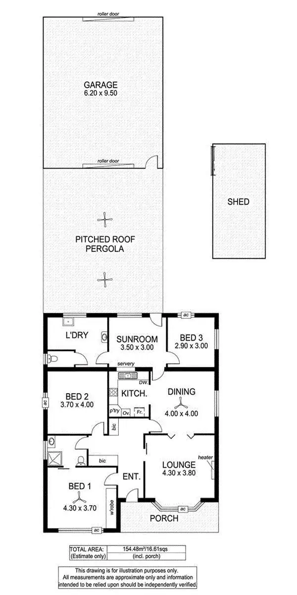 Floorplan of Homely house listing, 47 Ward Street, Pennington SA 5013